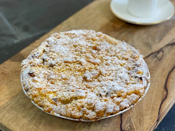 Kleine Appelkruimel Vlaai zonder slagroom