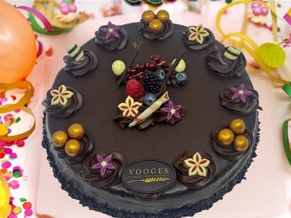 10p rond Chocolade taart