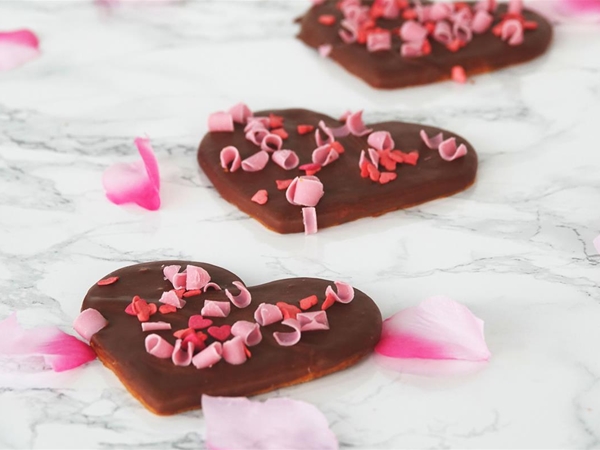 Valentijn Chocolade koek per stuk