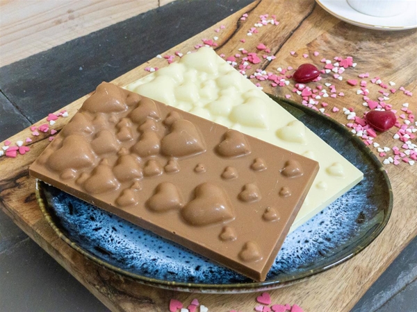Valentijn chocolade tablet 180 gram