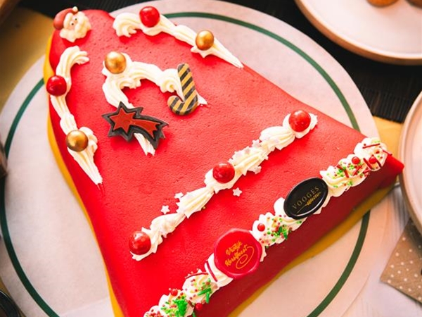 Kerstklok taart